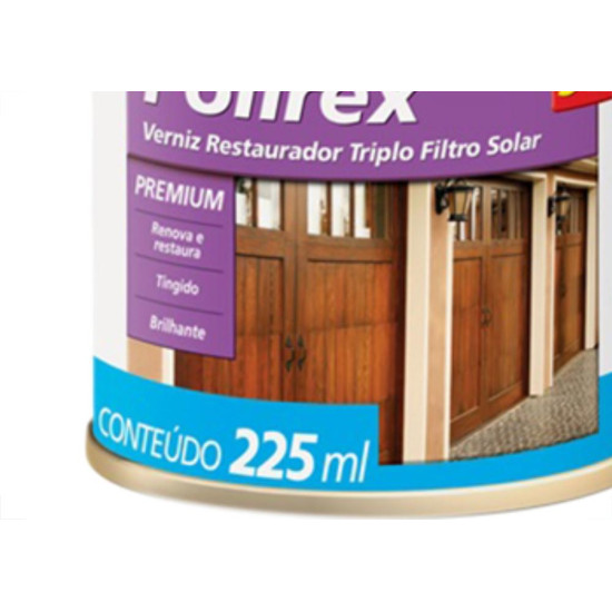 Verniz Sayer.Restaura Mogno Polirex 1/16 = (225ml) Verniz Sayer.Restaura Mogno Polirex 1/16 = (225ml)