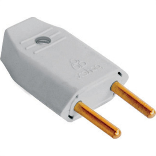 Pino Macho Perlex 2P 10A Cinza 1041 - Kit C/10 Unidades Pino Macho Perlex 2P 10A Cinza 1041 - Kit C/10 Unidades
