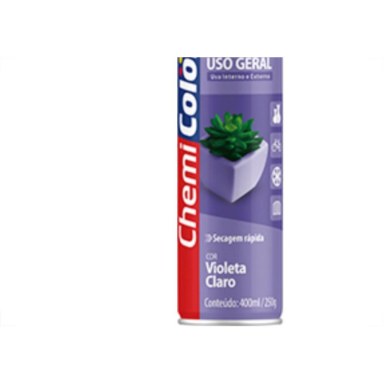 Spray Chemicolor Geral Violeta Claro 400 Spray Chemicolor Geral Violeta Claro 400