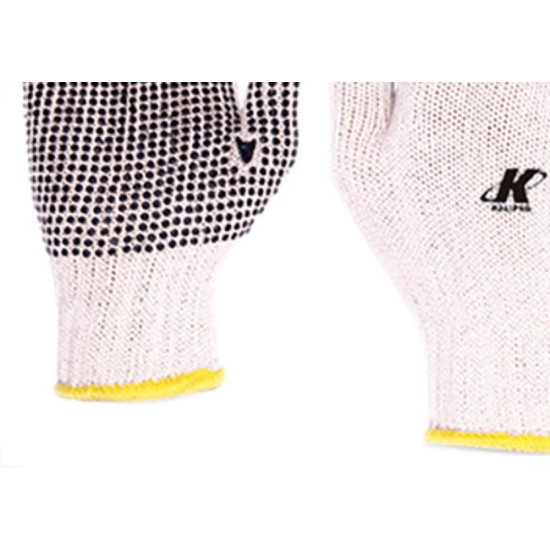 Luva Tricotada Pigmentada Branco Kalipso - Kit C/12 Unidades Luva Tricotada Pigmentada Branco Kalipso - Kit C/12 Unidades