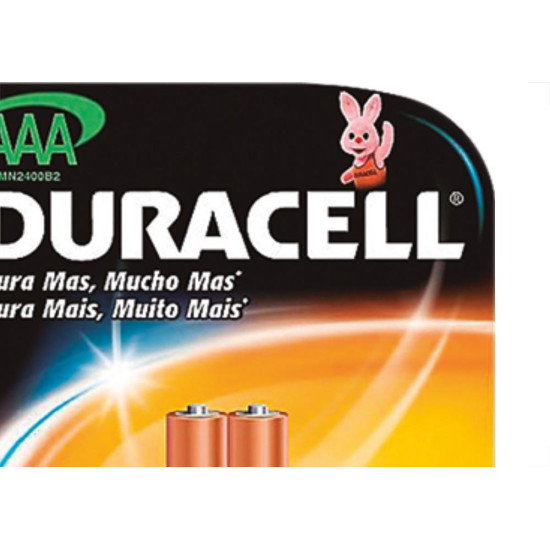 Pilha Alcalina Duracell Palito Aaa2 C/2 - Kit C/12 CA Pilha Alcalina Duracell Palito Aaa2 C/2 - Kit C/12 CA