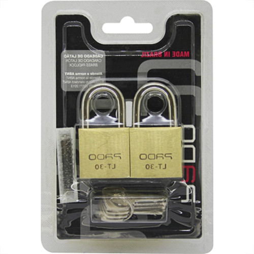 Cadeado Pado Seguranca Igual C/2 Pc 30Mm Cadeado Pado Seguranca Igual C/2 Pc 30Mm