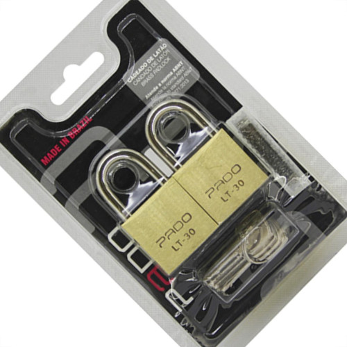 Cadeado Pado Seguranca Igual C/2 Pc 30Mm Cadeado Pado Seguranca Igual C/2 Pc 30Mm
