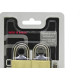 Cadeado Pado Seguranca Igual C/2 Pc 30Mm Cadeado Pado Seguranca Igual C/2 Pc 30Mm