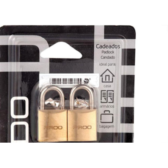 Cadeado Pado Seguranca Igual C/2 Pc 40Mm Cadeado Pado Seguranca Igual C/2 Pc 40Mm