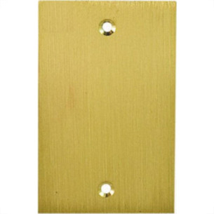 Espelho Placa P/Piso Metal 4X2 Cego Stamplac