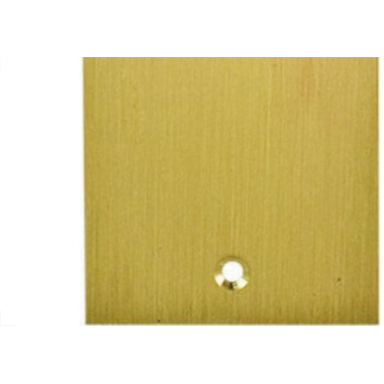 Espelho Placa P/Piso Metal 4X2 Cego Stamplac Espelho Placa P/Piso Metal 4X2 Cego Stamplac