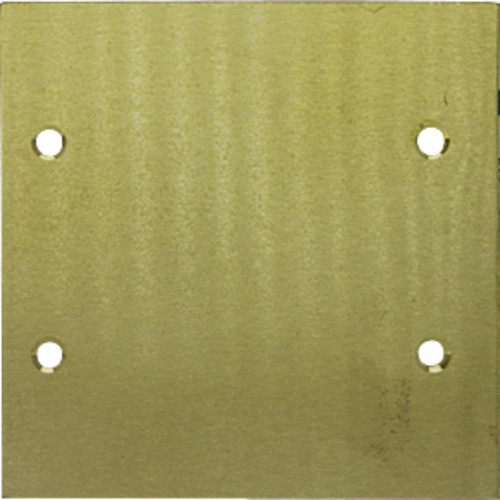 Espelho Placa P/Piso Metal 4X4 Cego Stamplac Espelho Placa P/Piso Metal 4X4 Cego Stamplac