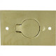 Espelho Placa P/Piso Metal 4X2 1 Tomada Red Stamplac Espelho Placa P/Piso Metal 4X2 1 Tomada Red Stamplac