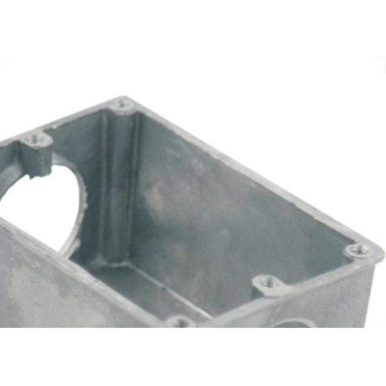 Caixa Piso 4X2 Aluminio Baixa 3/4 2Saidas