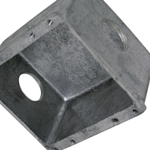 Caixa Piso 4X4 Aluminio Alta 3/4 2Saidas