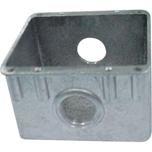 Caixinha Piso 4X4 Aluminio Alta 1'' 2Saidas Caixinha Piso 4X4 Aluminio Alta 1'' 2Saidas