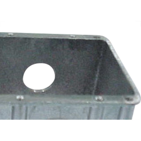 Caixinha Piso 4X4 Aluminio Alta 1'' 2Saidas Caixinha Piso 4X4 Aluminio Alta 1'' 2Saidas