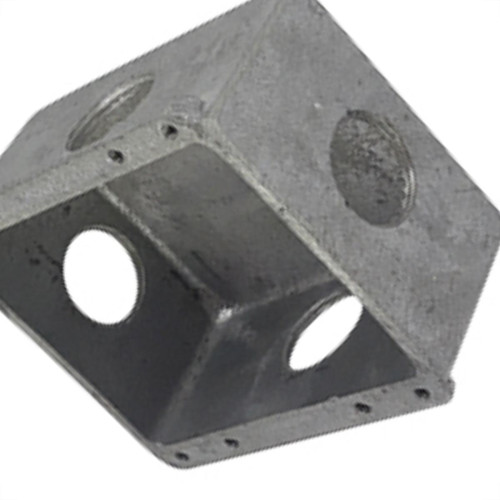 Caixa Piso 4X4 Aluminio Baixa 3/4 4Saidas