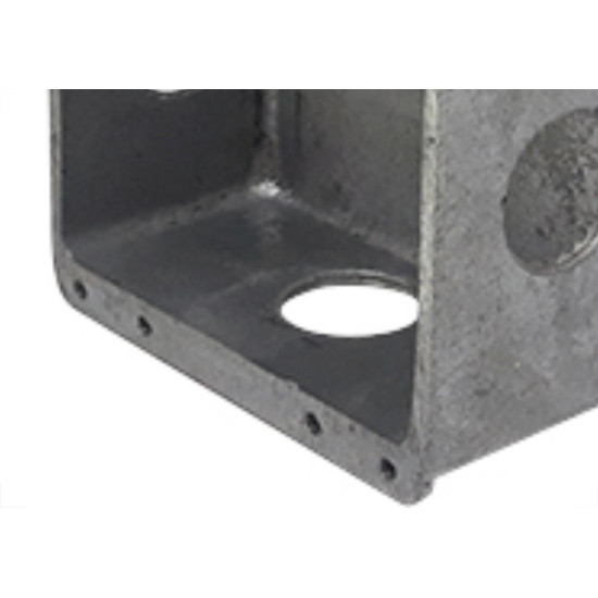 Caixa Piso 4X4 Aluminio Baixa 3/4 4Saidas