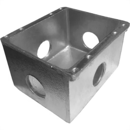 Caixa Piso 4X4 Aluminio Alta 3/4 4Saidas