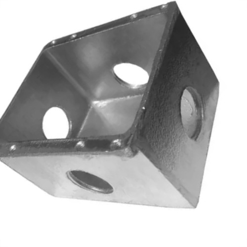 Caixa Piso 4X4 Aluminio Alta 3/4 4Saidas