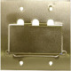 Placa Espelho P/Piso Metal 4X4 Rj11/Rj45 Stamp