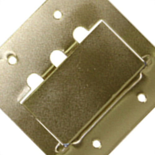 Espelho Placa P/Piso Metal 4X4 Rj11/Rj45 Stamp Espelho Placa P/Piso Metal 4X4 Rj11/Rj45 Stamp