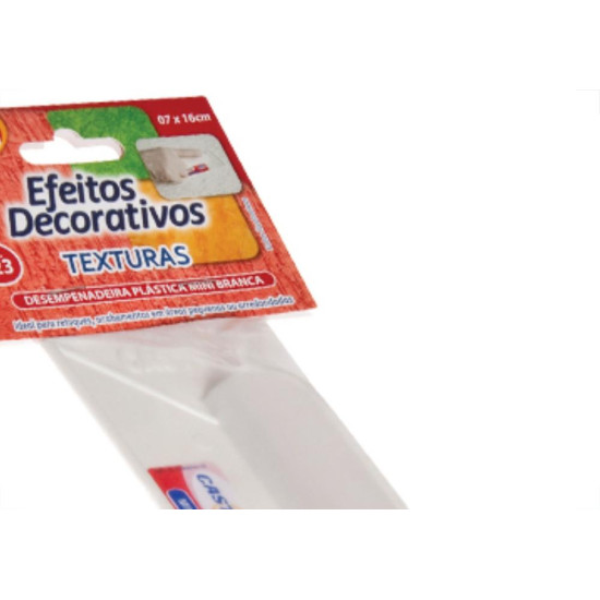 Desempenadeira Pvc Castor Branco Textura 07X16 323