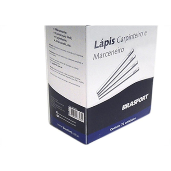 Lapis Carpinteiro Brasfort 1/2Gz 72 Lapis Carpinteiro Brasfort 1/2Gz 72