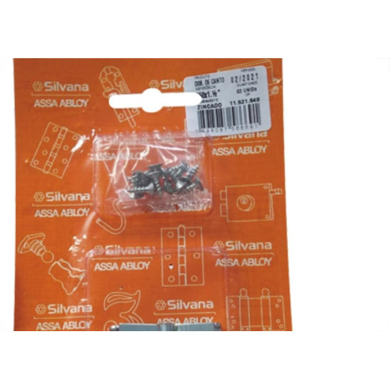 Dobradica Silvana Zincado 850 Blist 1.1/2 C/3 Dobradica Silvana Zincado 850 Blist 1.1/2 C/3