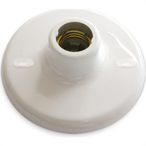 Plafon Decora Pvc Blumenau Branco Soquete Porc. Plafon Decora Pvc Blumenau Branco Soquete Porc.