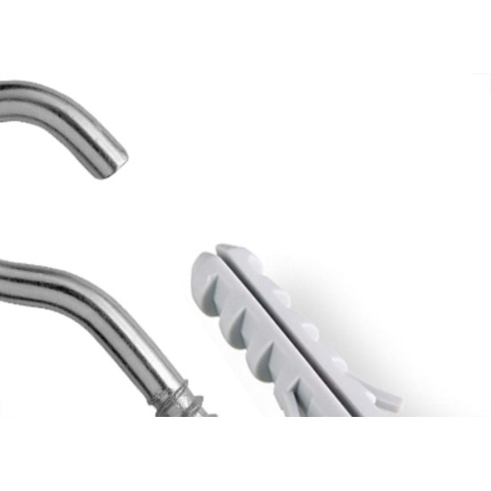 Gancho 12 C/Bucha C/100 Sao Rafael