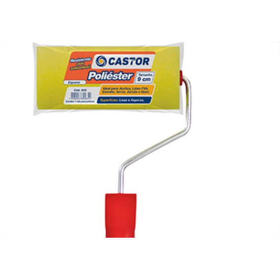 Rolo Castor Poliester 09Cm 35 Rolo Castor Poliester 09Cm 35