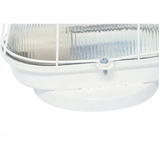 Kit C/3 - Luminaria Tartaruga Ferro/Vidro Branco Jr Ilum