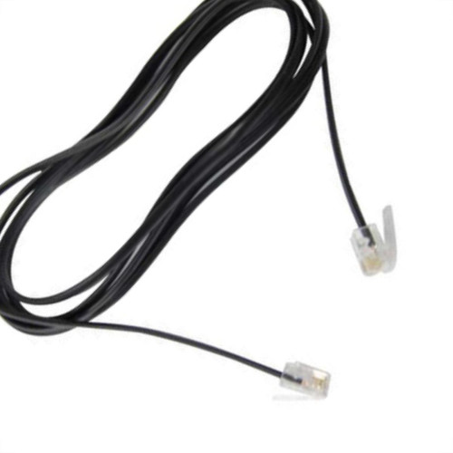 Cabo P/Fone Jack/Jack Rj11 10Mt Pr Cabo P/Fone Jack/Jack Rj11 10Mt Pr