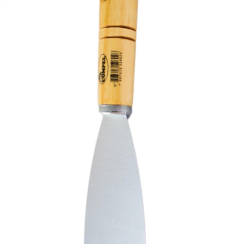 Espatula Compel Aco 06 C/Cabo Madeira - Kit C/6 Unidades Espatula Compel Aco 06 C/Cabo Madeira - Kit C/6 Unidades