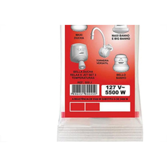 Resistencia L_C Ducha 055J 5500W 127V Resistencia L_C Ducha 055J 5500W 127V