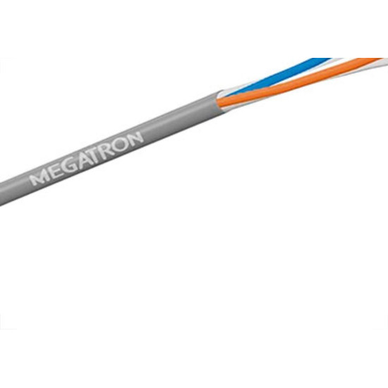 Fio Fone 02Pares Megatron C/200Mt