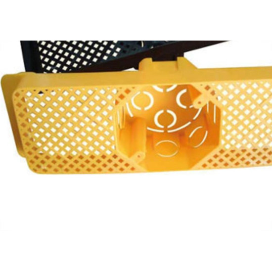 Suporte P/Laje C/Caixa-Forro 30Cm Amarelo Brasco - Kit C/10 Unidades Suporte P/Laje C/Caixa-Forro 30Cm Amarelo Brasco - Kit C/10 Unidades