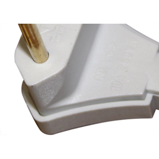 Pino Triang.Perlex 2P 10A Cinza 2044 - Kit C/10 Unidades Pino Triang.Perlex 2P 10A Cinza 2044 - Kit C/10 Unidades