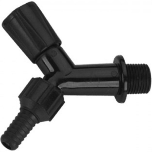 Torneira Plast Luconi Jardim 3/4 Preto - Kit C/12 Unidades Torneira Plast Luconi Jardim 3/4 Preto - Kit C/12 Unidades