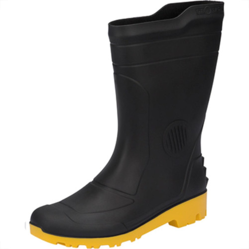 Bota Galocha Pega Forte Preto/Amarelo Cano Medio N.42 Bota Galocha Pega Forte Preto/Amarelo Cano Medio N.42