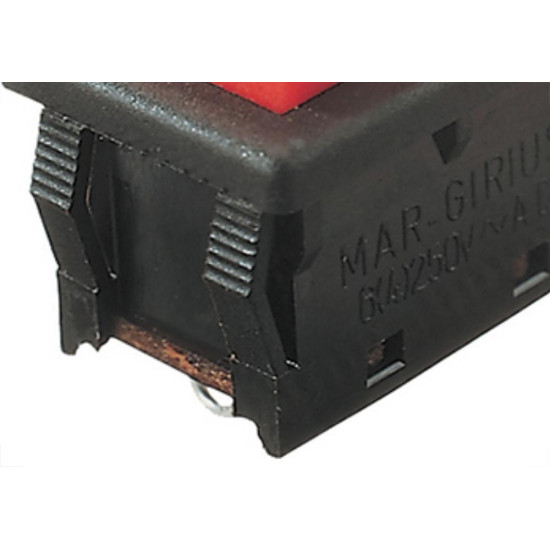 Chave Margirius 3A 250V Verm. 13123 Chave Margirius 3A 250V Verm. 13123
