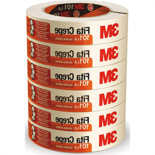 Fita Crepe 3M 18Mm X 50Mt - Kit C/6 Unidades