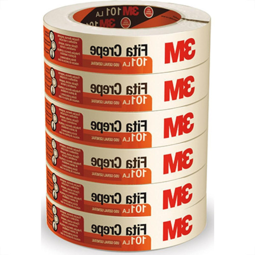 Fita Crepe 3M 18Mm X 50Mt - Kit C/6 Unidades Fita Crepe 3M 18Mm X 50Mt - Kit C/6 Unidades