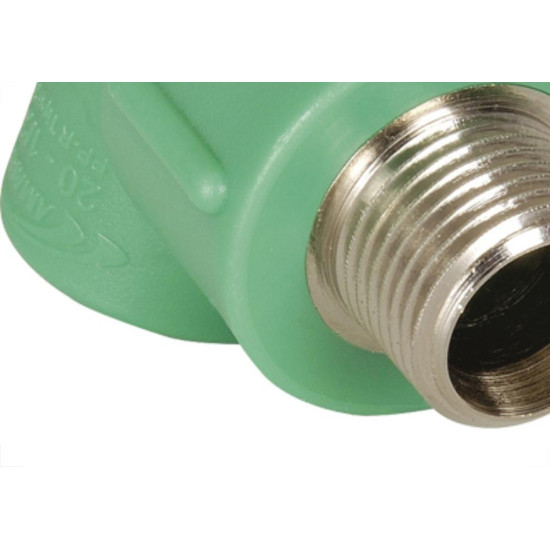 Cotovelo Ppr F/M Ins Met 25X3/4X90 Amanc Cotovelo Ppr F/M Ins Met 25X3/4X90 Amanc