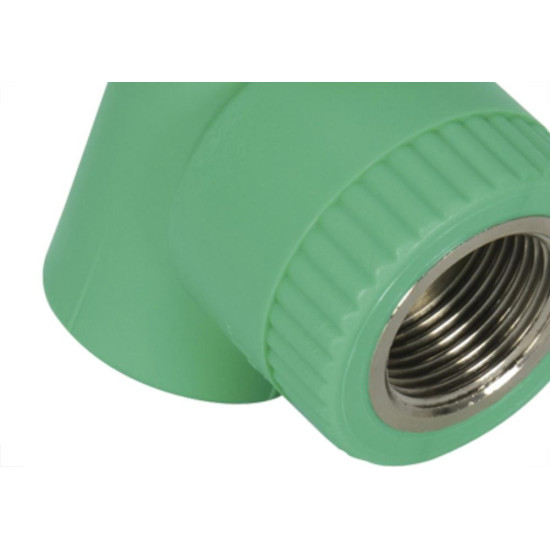 Tee Ppr F/F/F Cent Ins Met 20X1/2 Amanco Tee Ppr F/F/F Cent Ins Met 20X1/2 Amanco