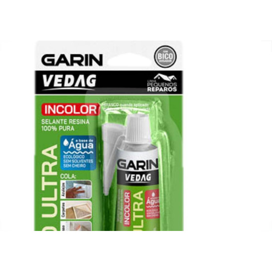 Vedacalha Vedag Incolor 50Gr Garin - Kit C/12 Unidades Vedacalha Vedag Incolor 50Gr Garin - Kit C/12 Unidades