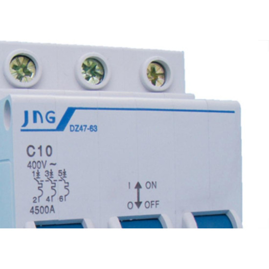 Disjuntor Jng Din Trip 25A Dz47-63 C