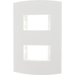 Kit C/2 - Espelho Placa Peesa Alfa P1504 4X2 2Modulo Dist...