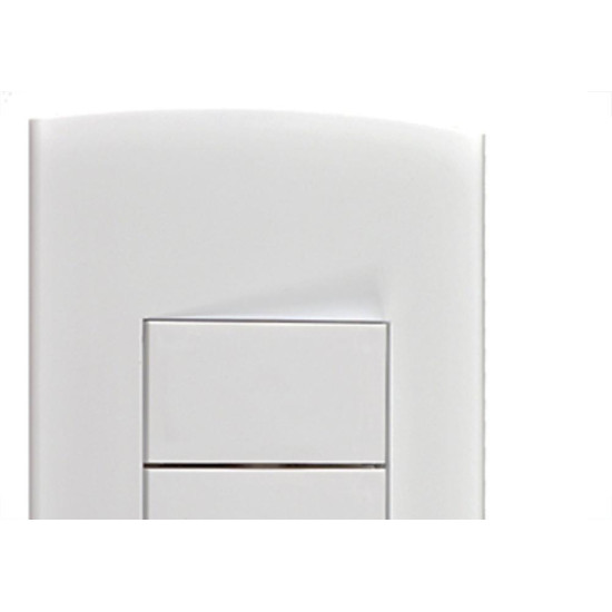 Conjunto Peesa Alfa 1505A 2 interruptores Simples Branco Conjunto Peesa Alfa 1505A 2 interruptores Simples Branco