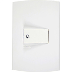Kit C/2 - Conjunto Peesa Alfa 1512 1 Interruptor Camp.Branco