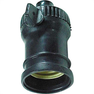 Soquete C/Chave Preto Foxlux 43.05T - Kit C/20 Unidades