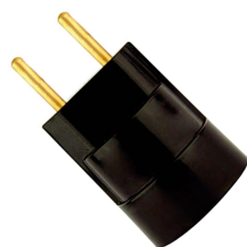 Pino Porta Lampada Foxlux Preto 43.06T - Kit C/20 Unidades